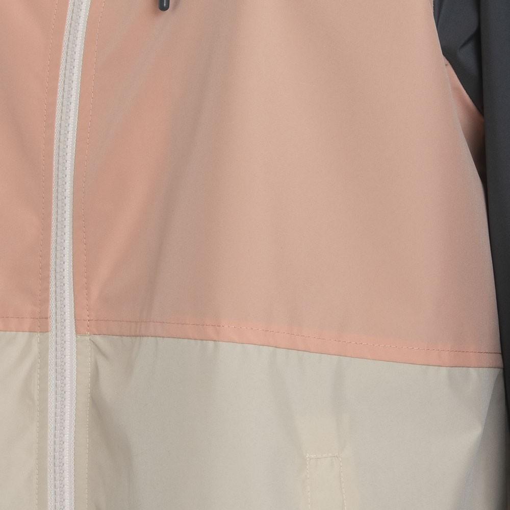 Cortaviento Women Natural Pink Black