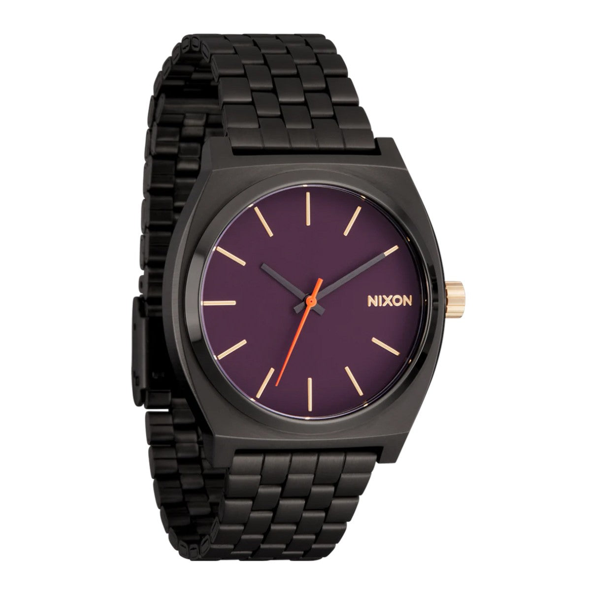 Reloj Nixon Time Teller Gunmetal Blackberry Gold
