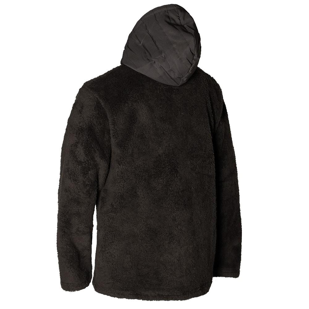 Poleron Sherpa Men Mid Zip All Black