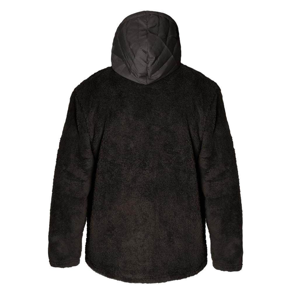 Poleron Sherpa Men Mid Zip All Black