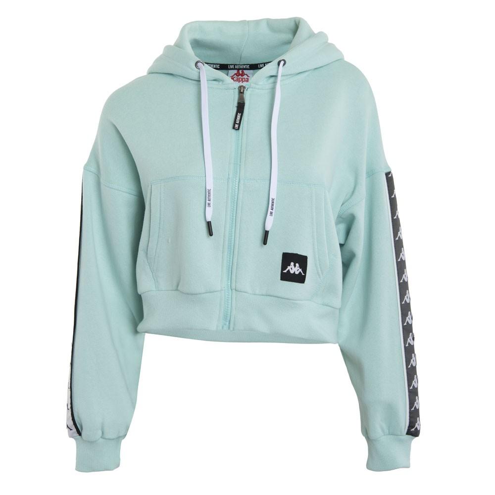 Poleron Women Crop Aqua Omini Back