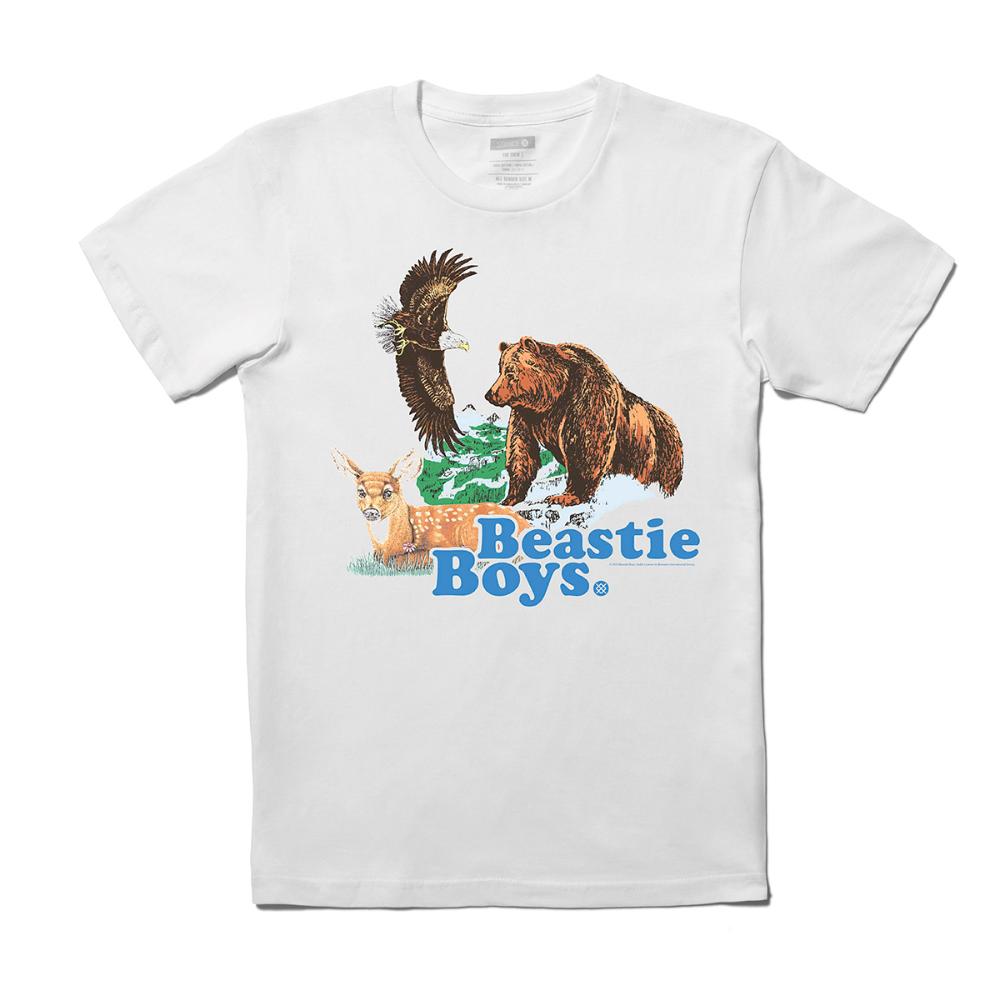 Polera Men Beastie Boys Great Outdoors White