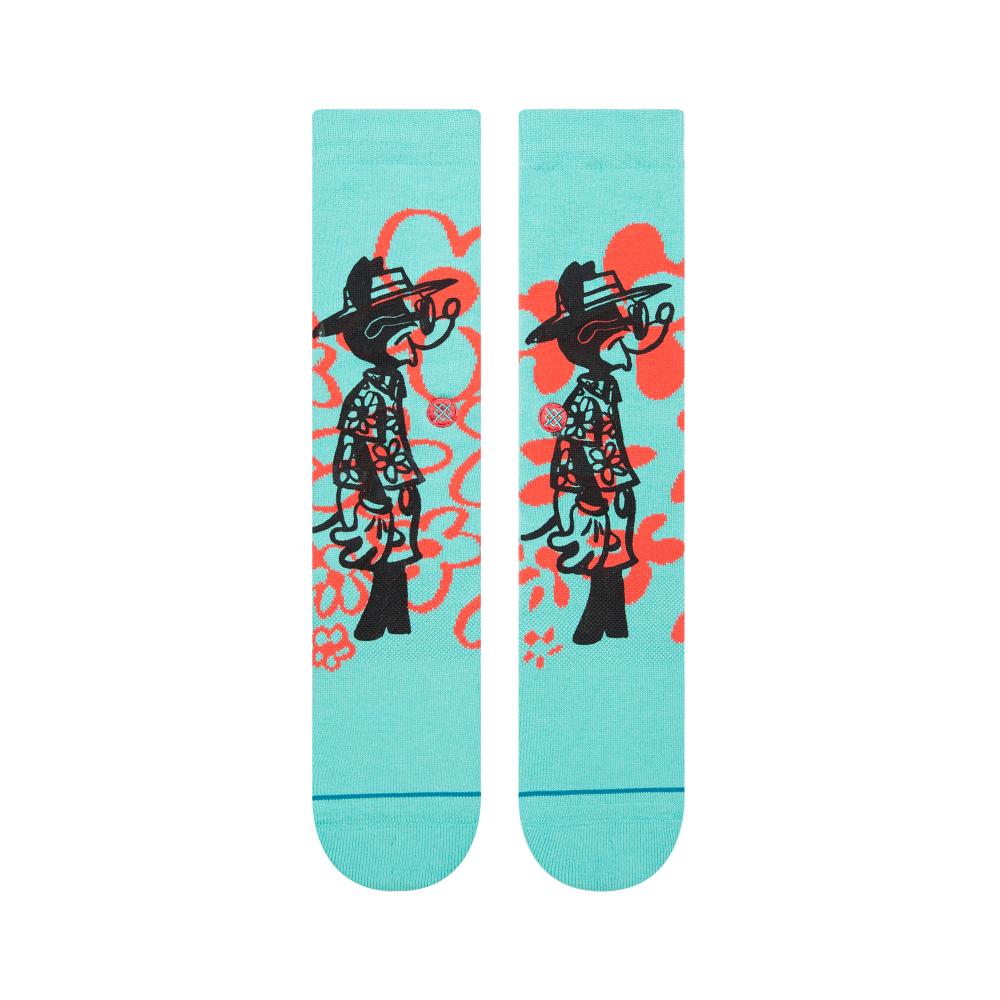 Stance Sock Unisex Surf check by russ blue