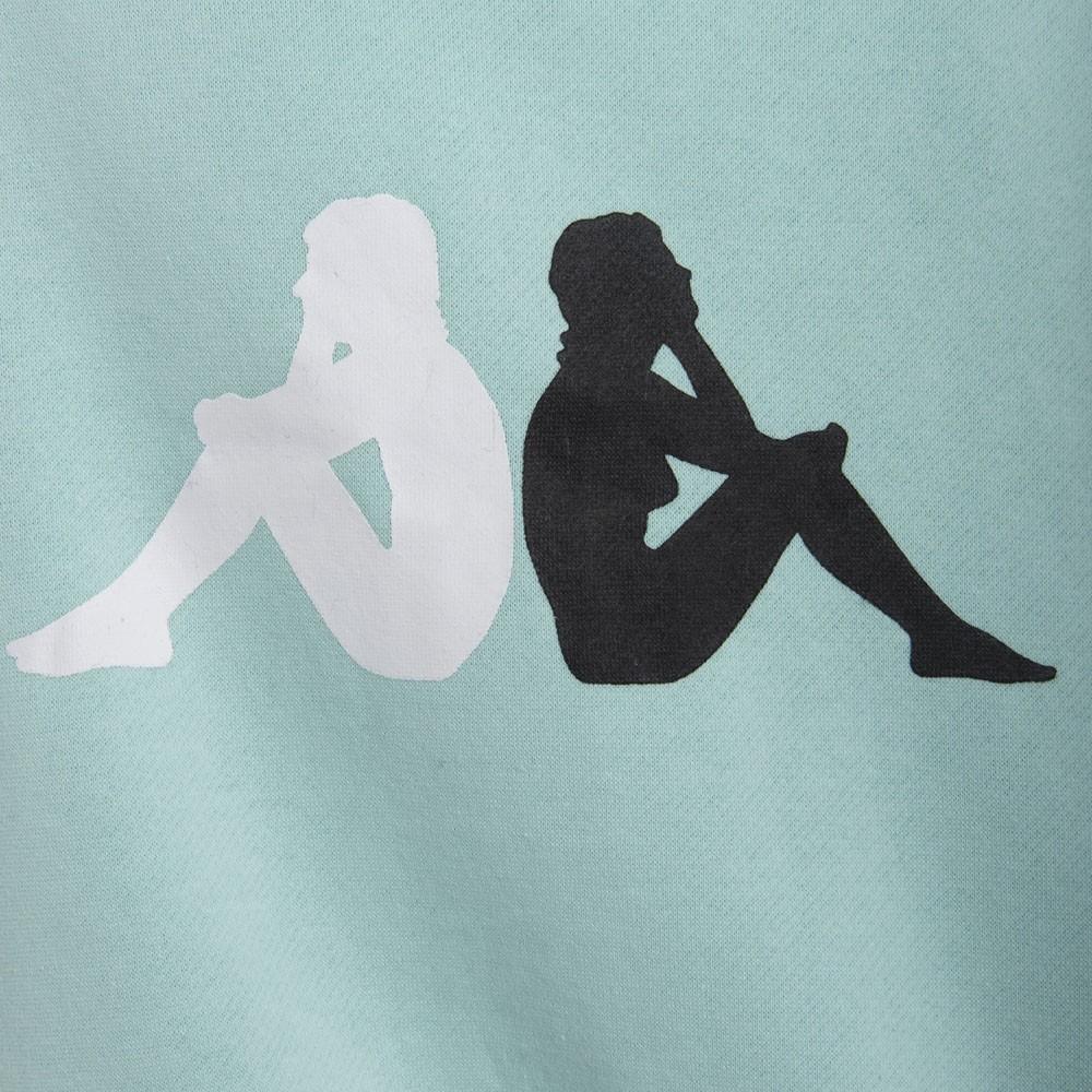 Poleron Women Crop Aqua Omini Back
