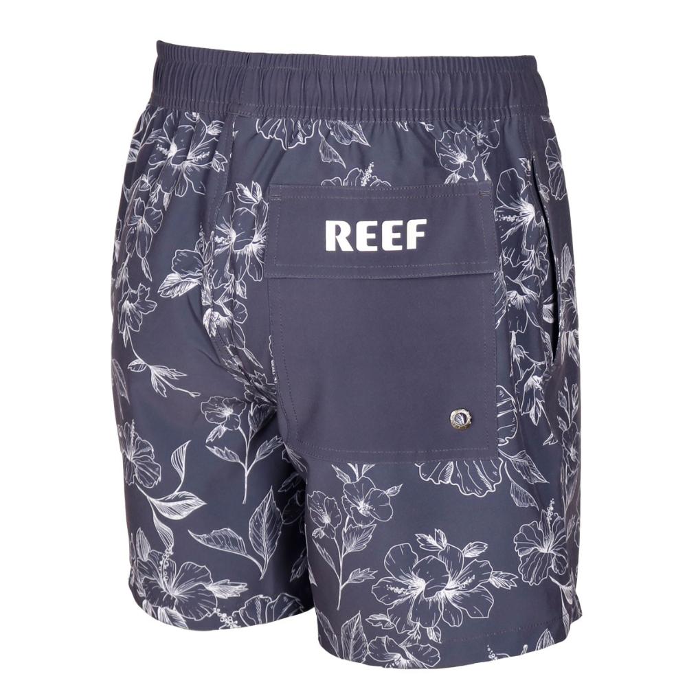 Traje de Baño Men Blue Flowers White