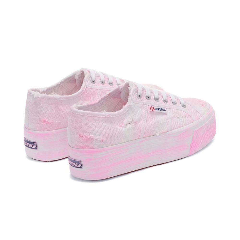 Zapatilla 2790 Stone Wash White Pink