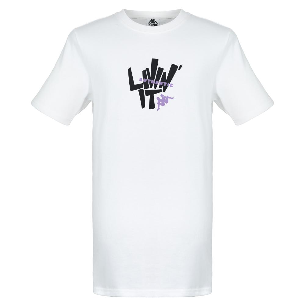 Polera Kappa Men Livin' It White