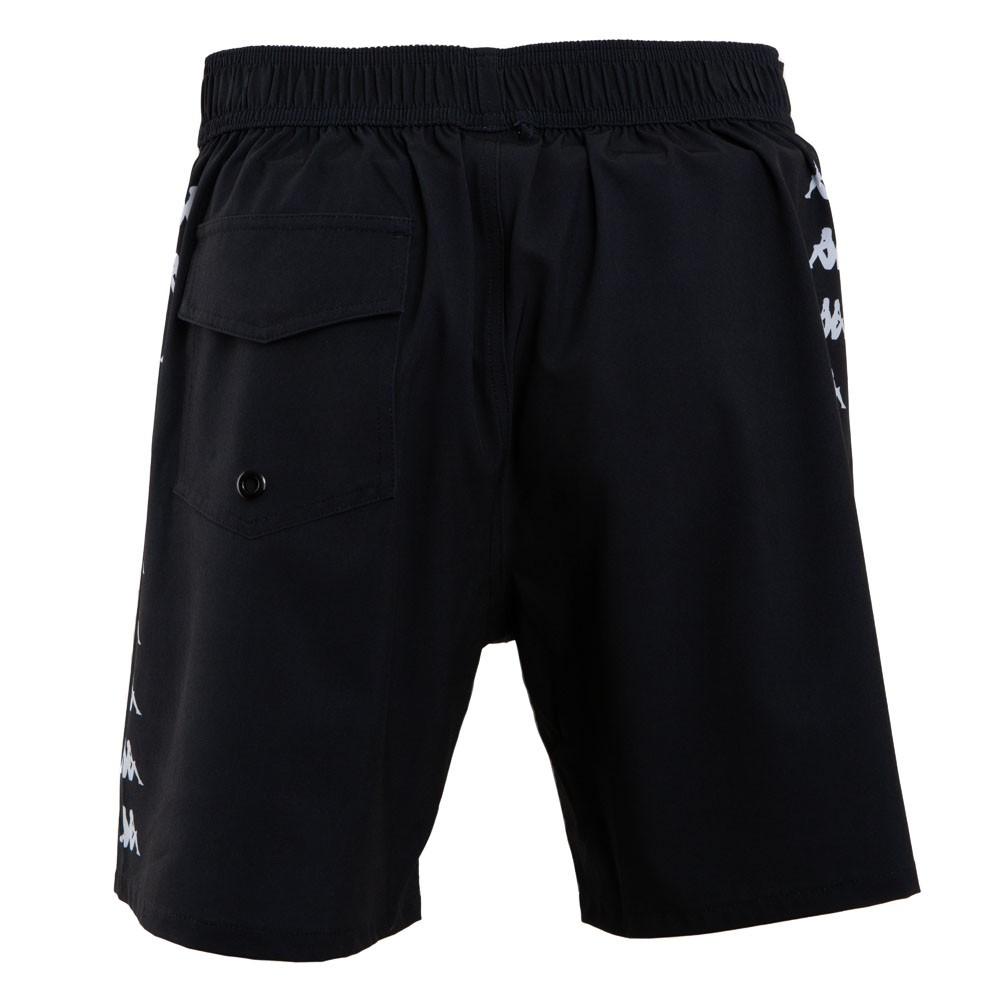 Traje de Baño Men Black Banda Black White