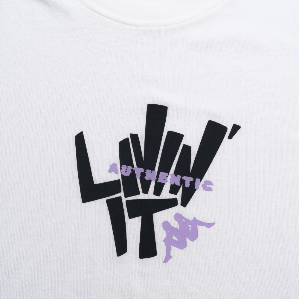 Polera Kappa Men Livin' It White
