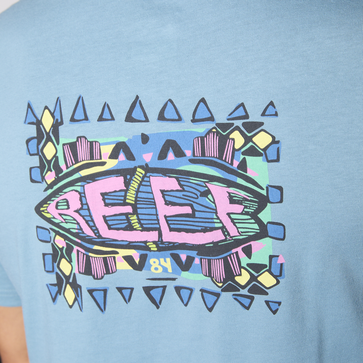 Polera Reef Men Surf Reef 84 Turqouise