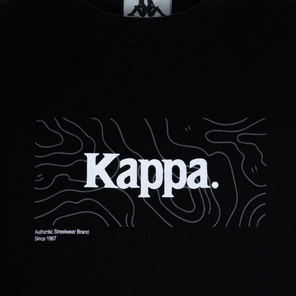 Polera Kappa Men Topographic Black