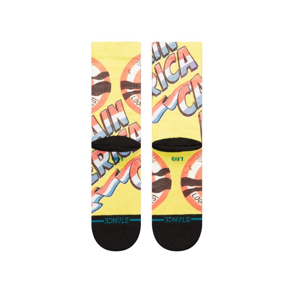 Stance Sock Kids Captain America No Cavities Yellow