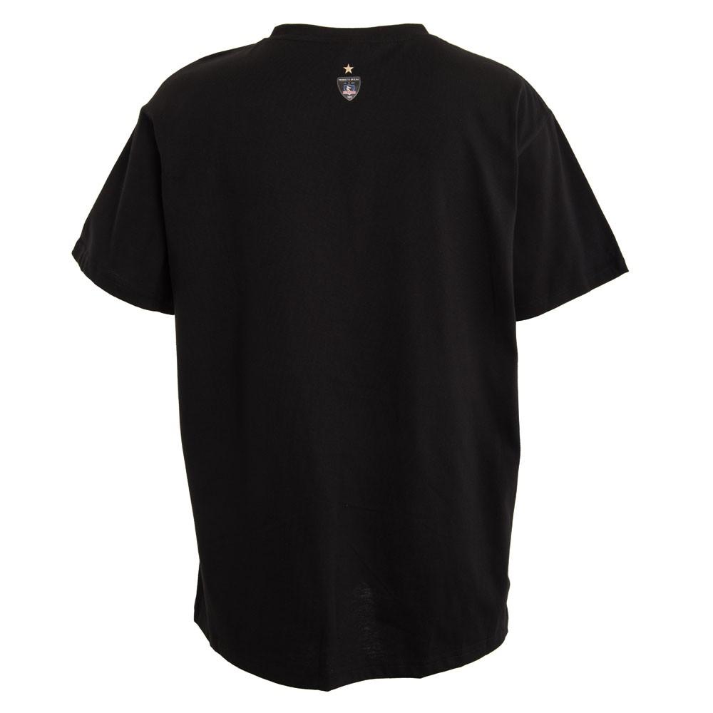 Polera Colo Colo Urbano Escudo Front Black