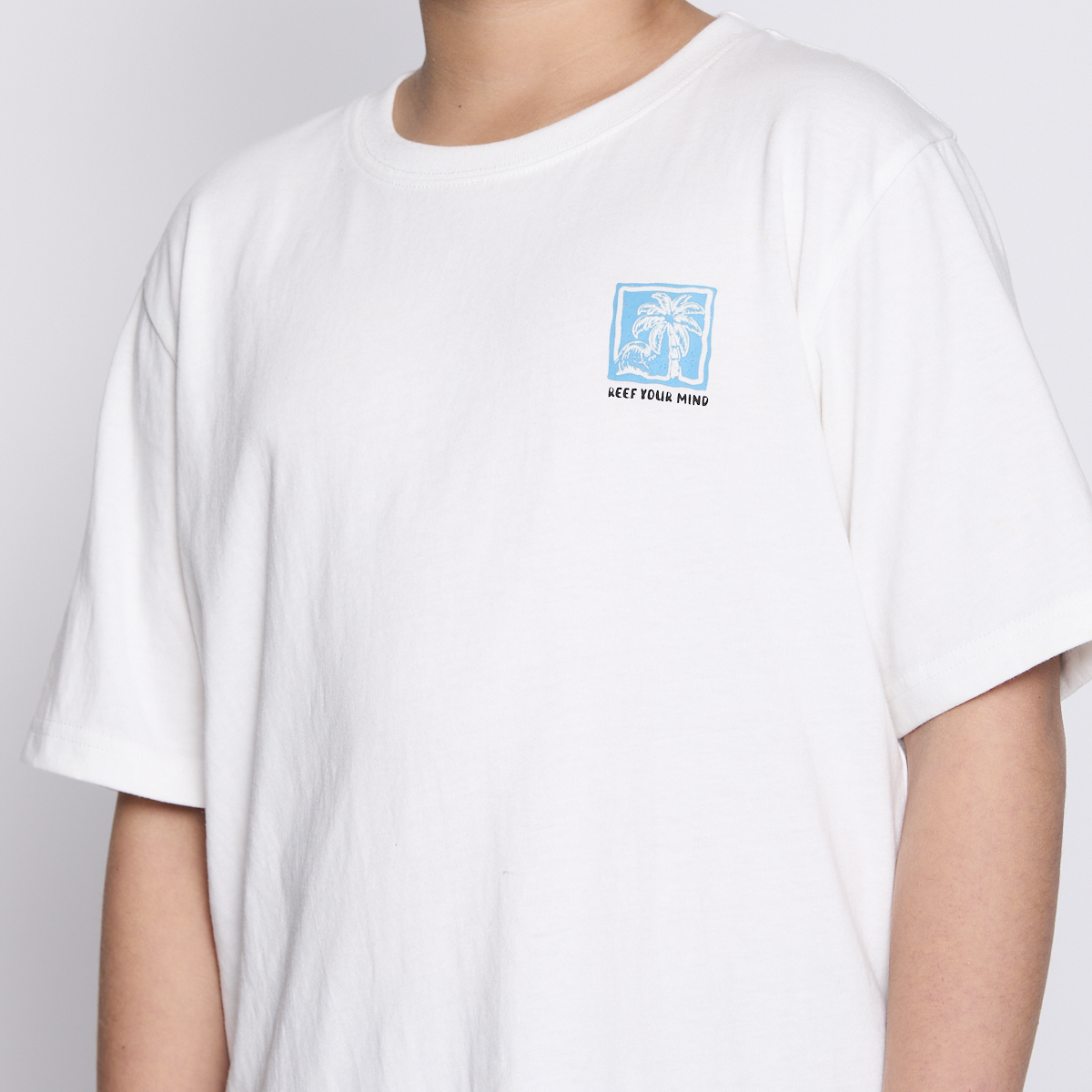Polera Reef Kids Tiny Print White