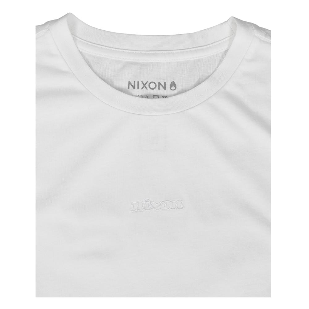 Polera Nixon Men Small Logo All White