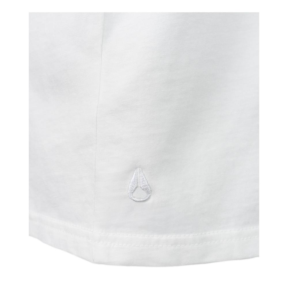 Polera Nixon Men Small Logo All White