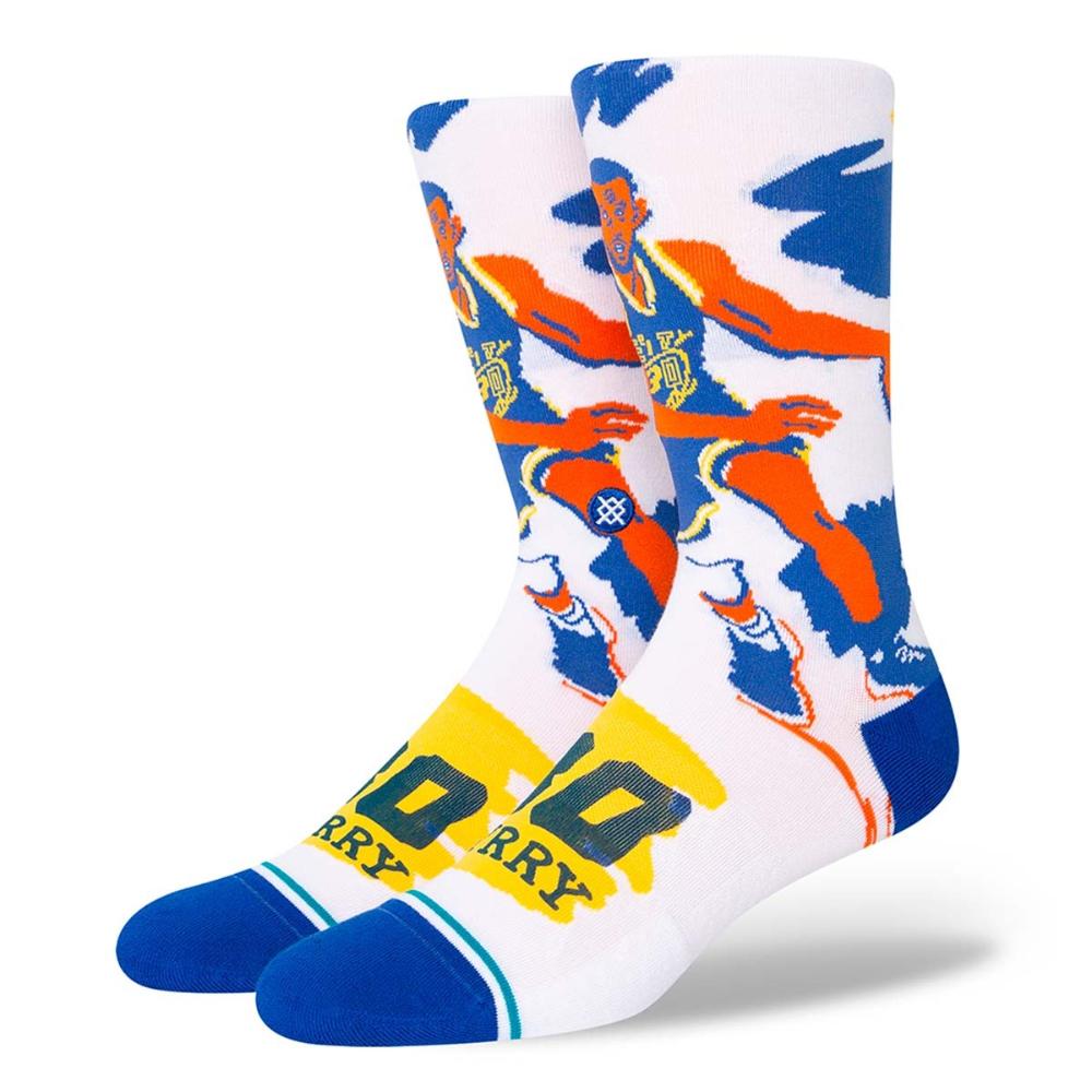 Stance Sock Men Paint Stephen Curry White