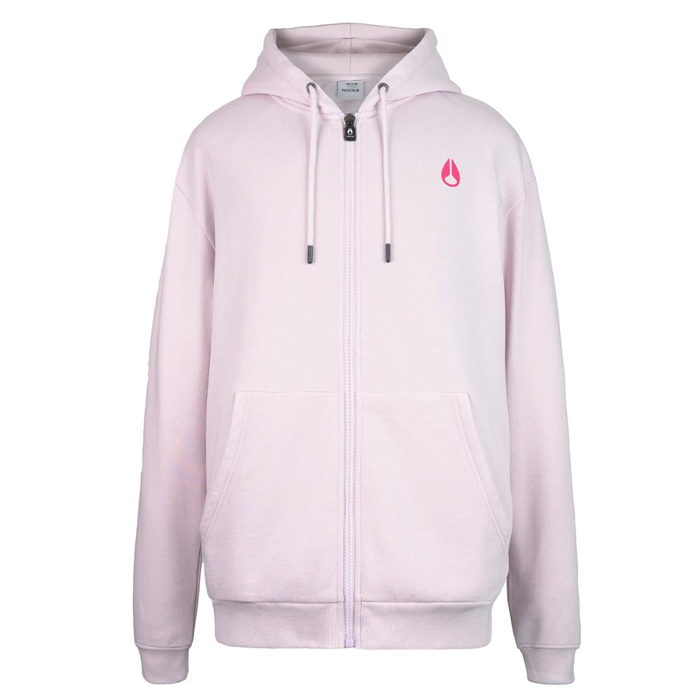 Polerón Nixon Men Full Zipper Iguana Lilac