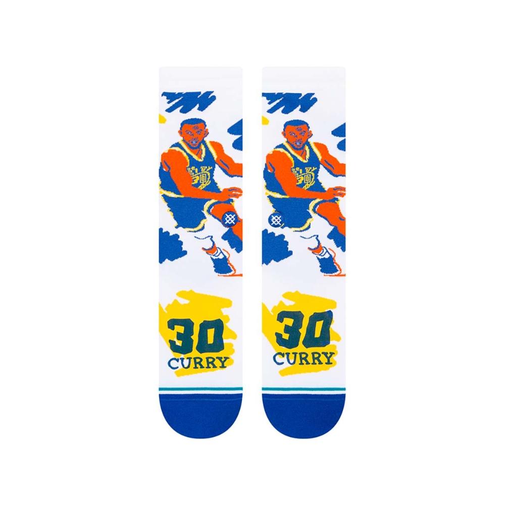 Stance Sock Men Paint Stephen Curry White