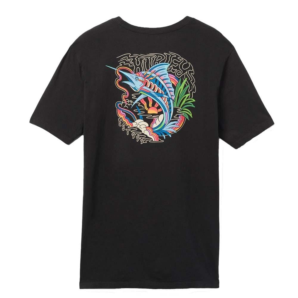 Polera Everyday Washed Trippy Fish Black