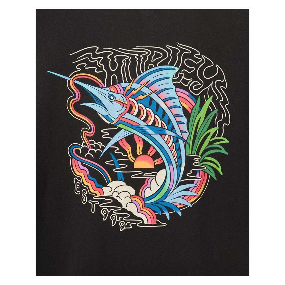 Polera Everyday Washed Trippy Fish Black
