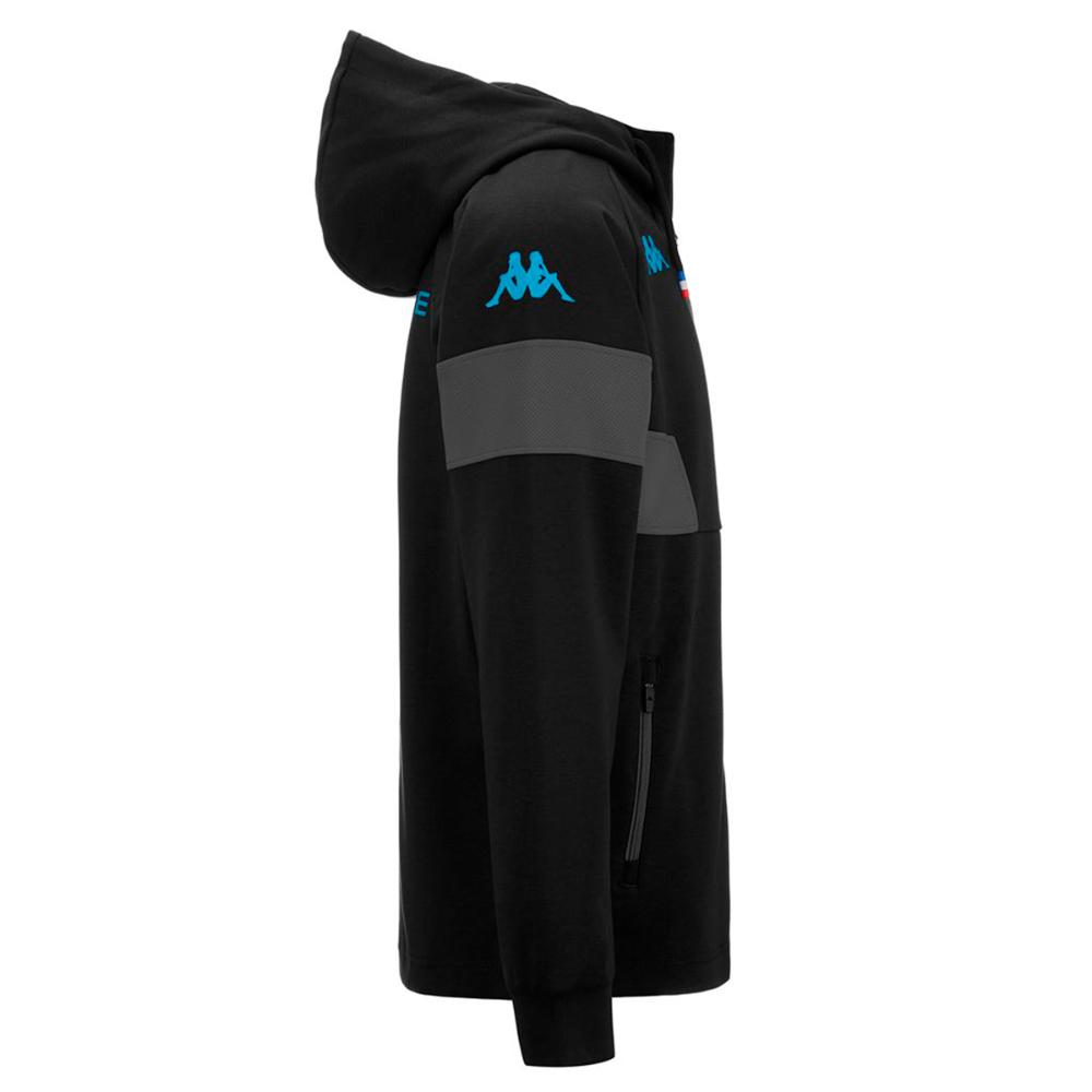 Chaqueta Kappa Men Supporter Adorfeo ALPINE F1 Black Grey Light Blue