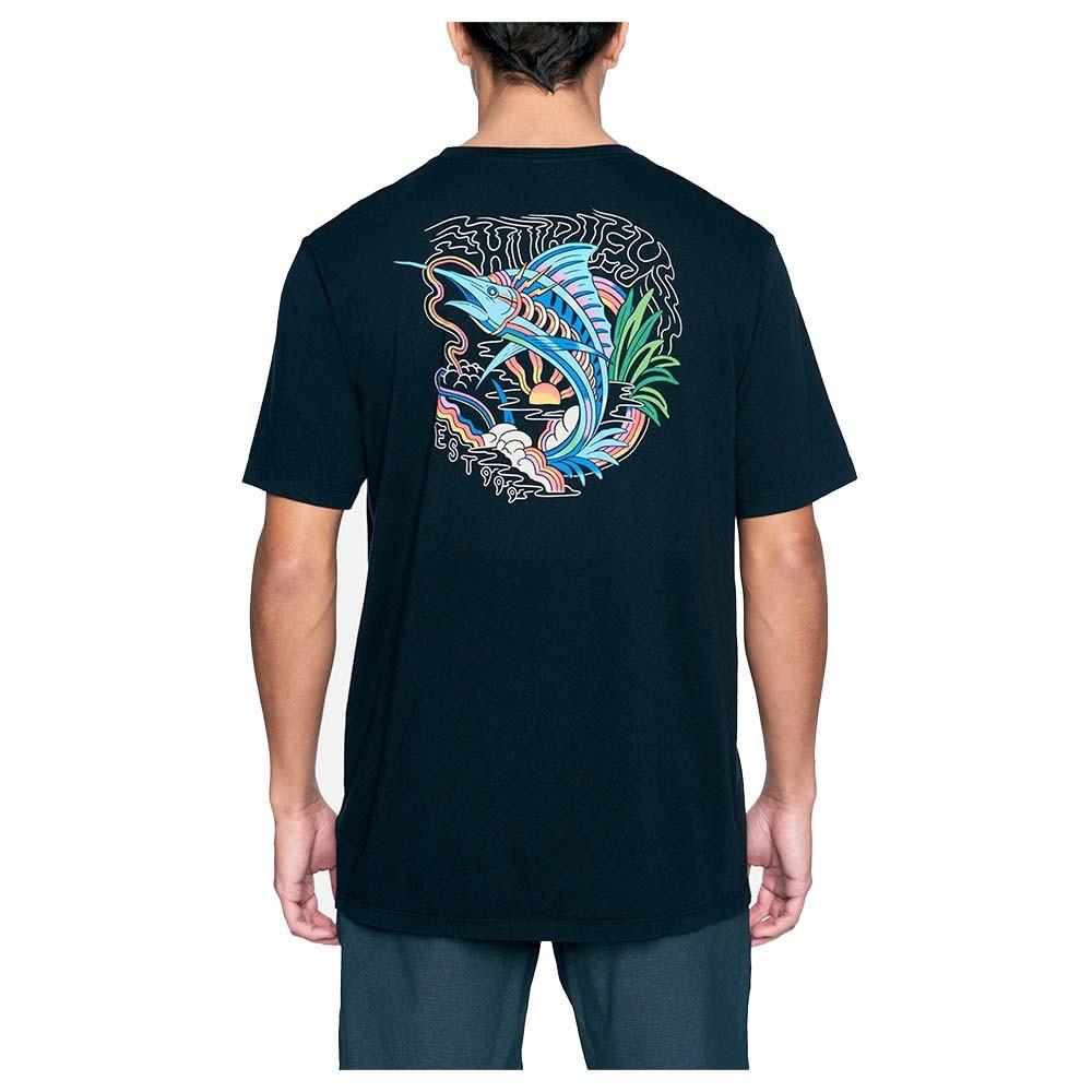 Polera Everyday Washed Trippy Fish Black