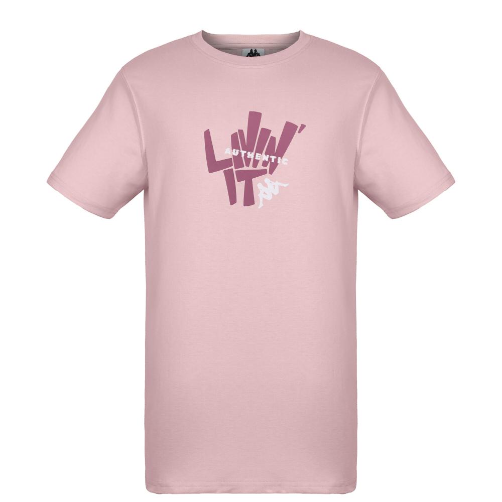 Polera Kappa Men Livin' It Light Pink