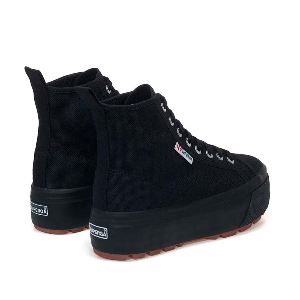 Zapatilla 2708 Hi Top Tank Full Black