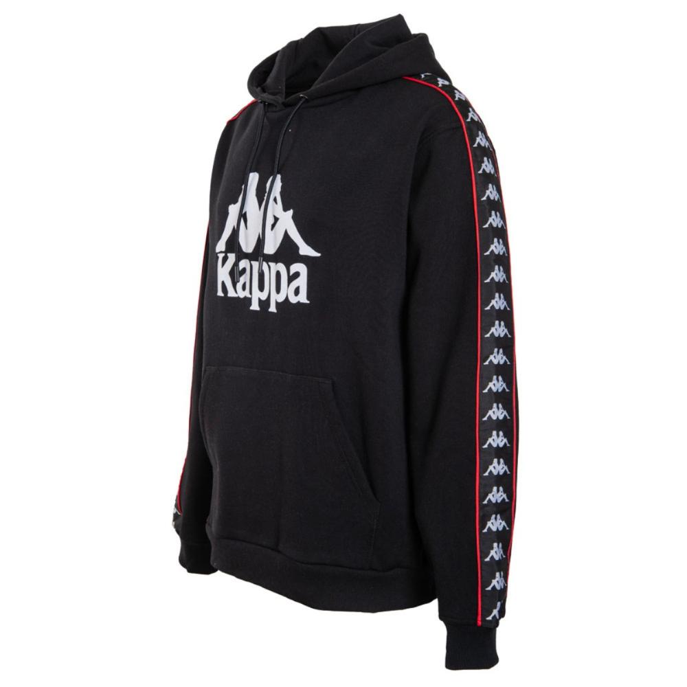 Poleron Men Hoodie Iconic Black Red White
