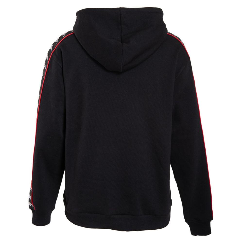 Poleron Men Hoodie Iconic Black Red White