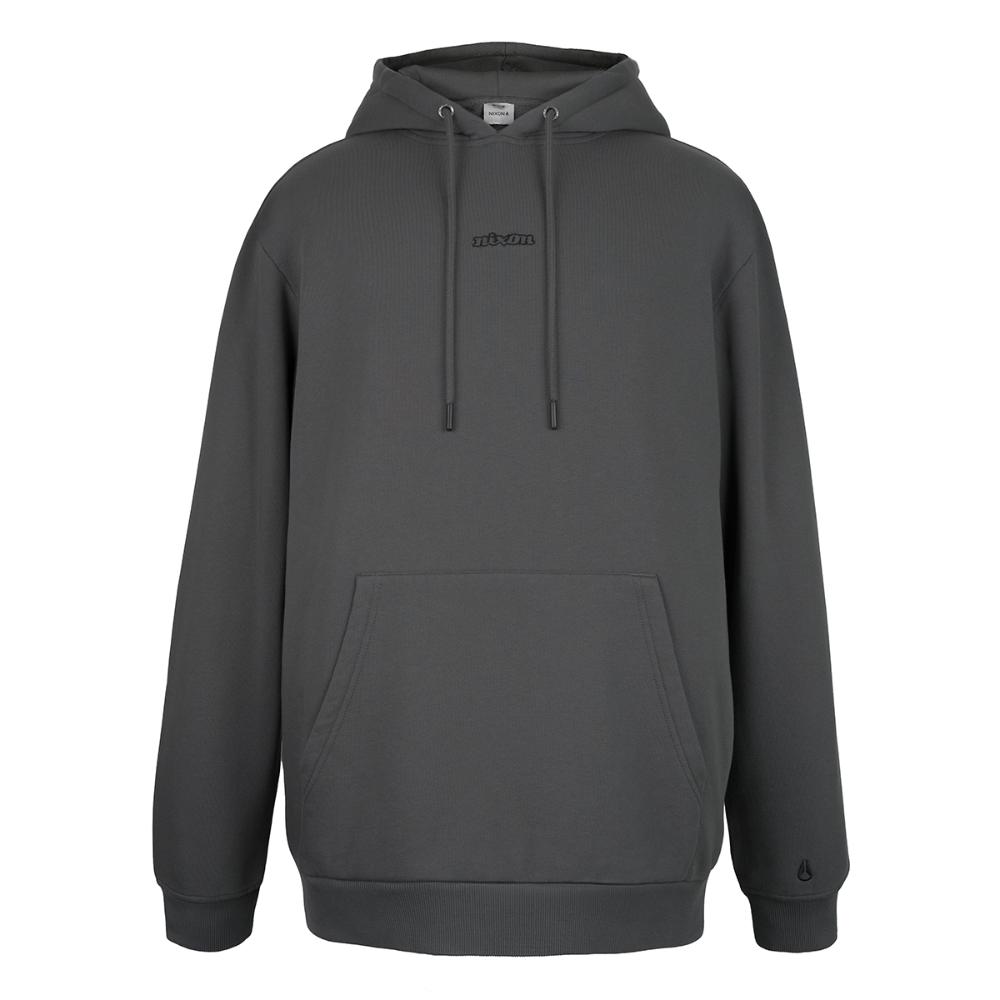 Poleron Nixon Men Hoodie Small Logo Gray
