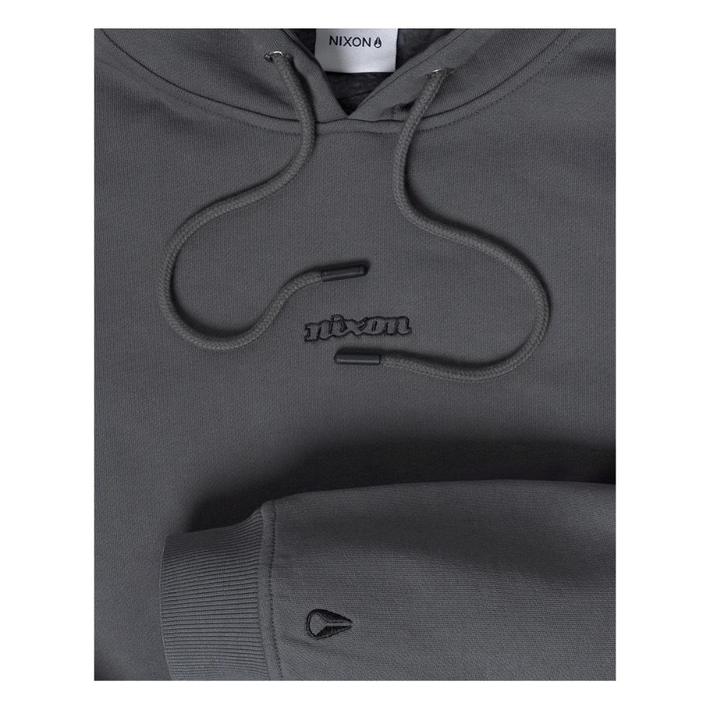 Poleron Nixon Men Hoodie Small Logo Gray