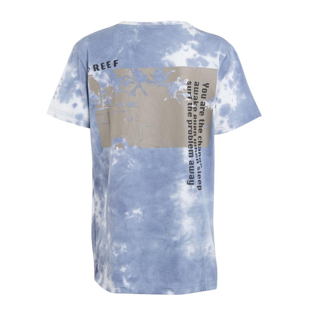 Polera Boys Tie Dye Blue White Grey