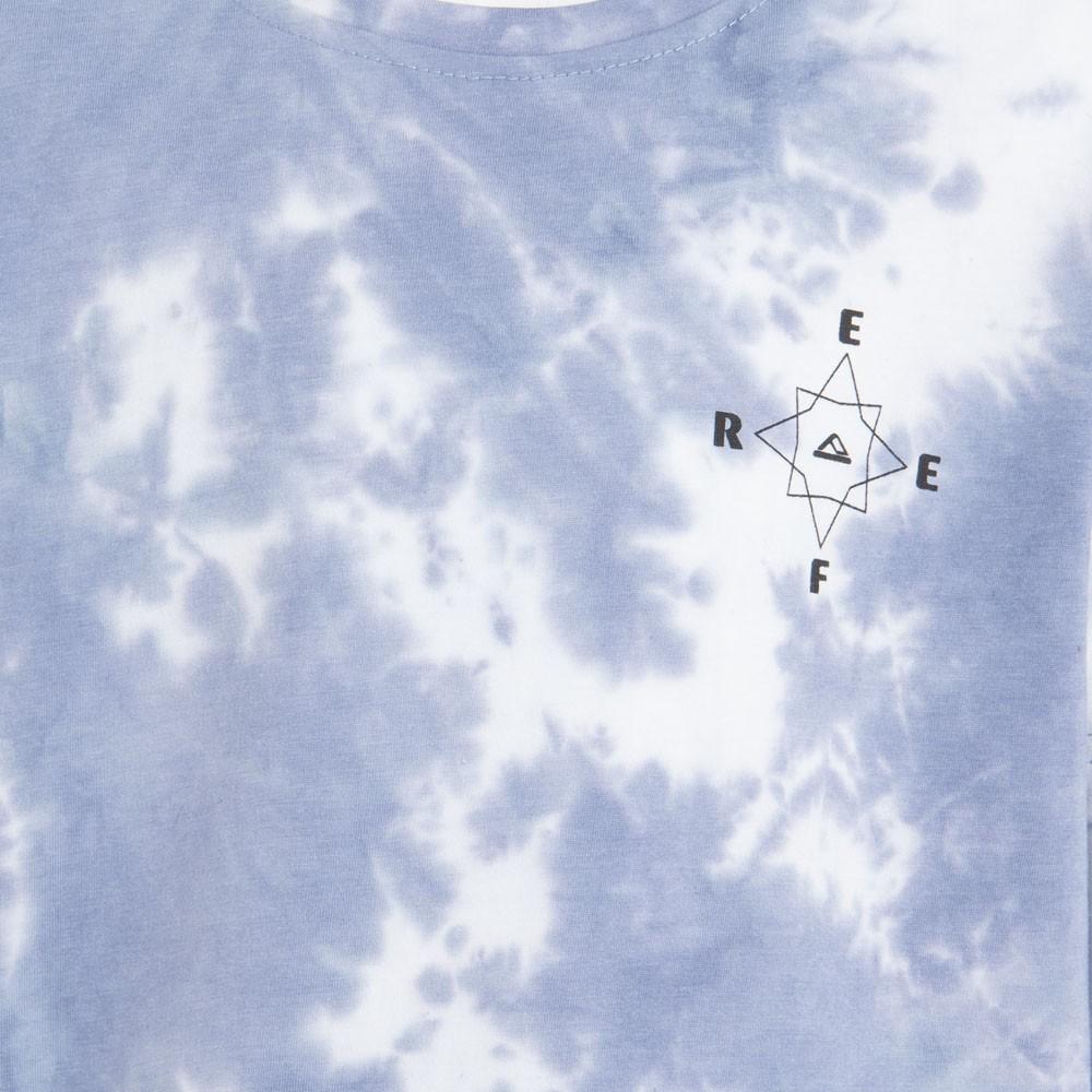 Polera Boys Tie Dye Blue White Grey