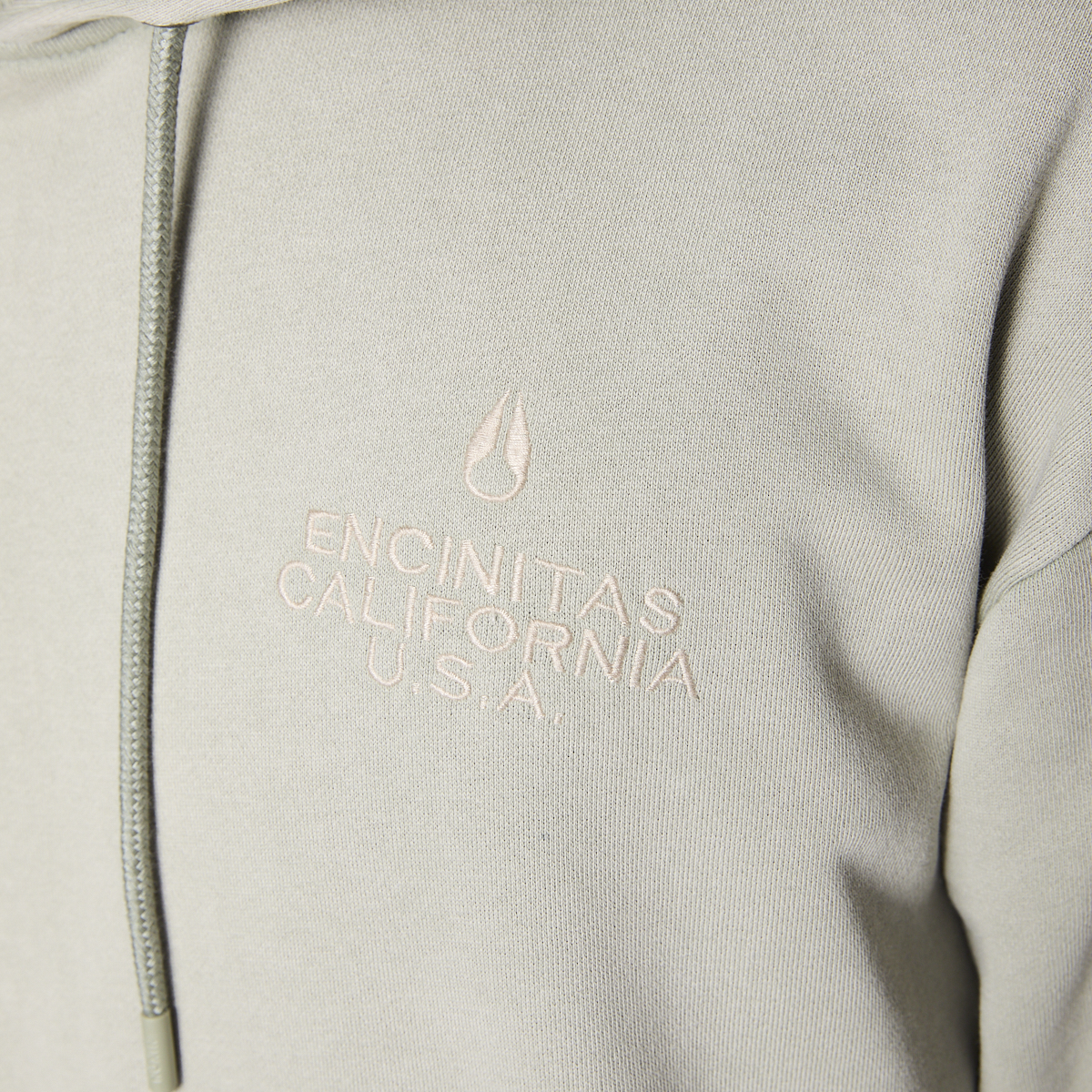 Polerón Nixon Men Hoodie Encinitas Light Green