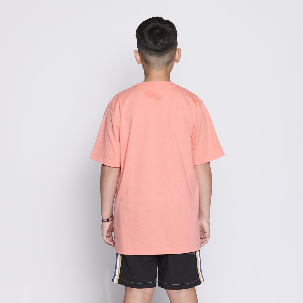 Polera Reef Kids Orange Print Front
