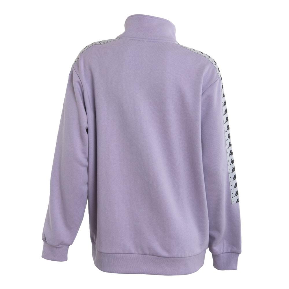 Poleron Women Half Zip Lavender White
