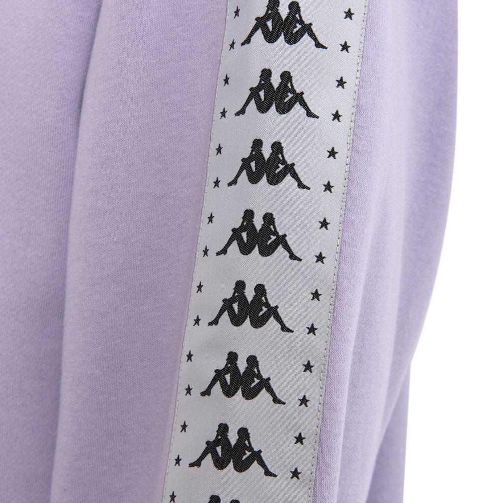 Poleron Women Half Zip Lavender White