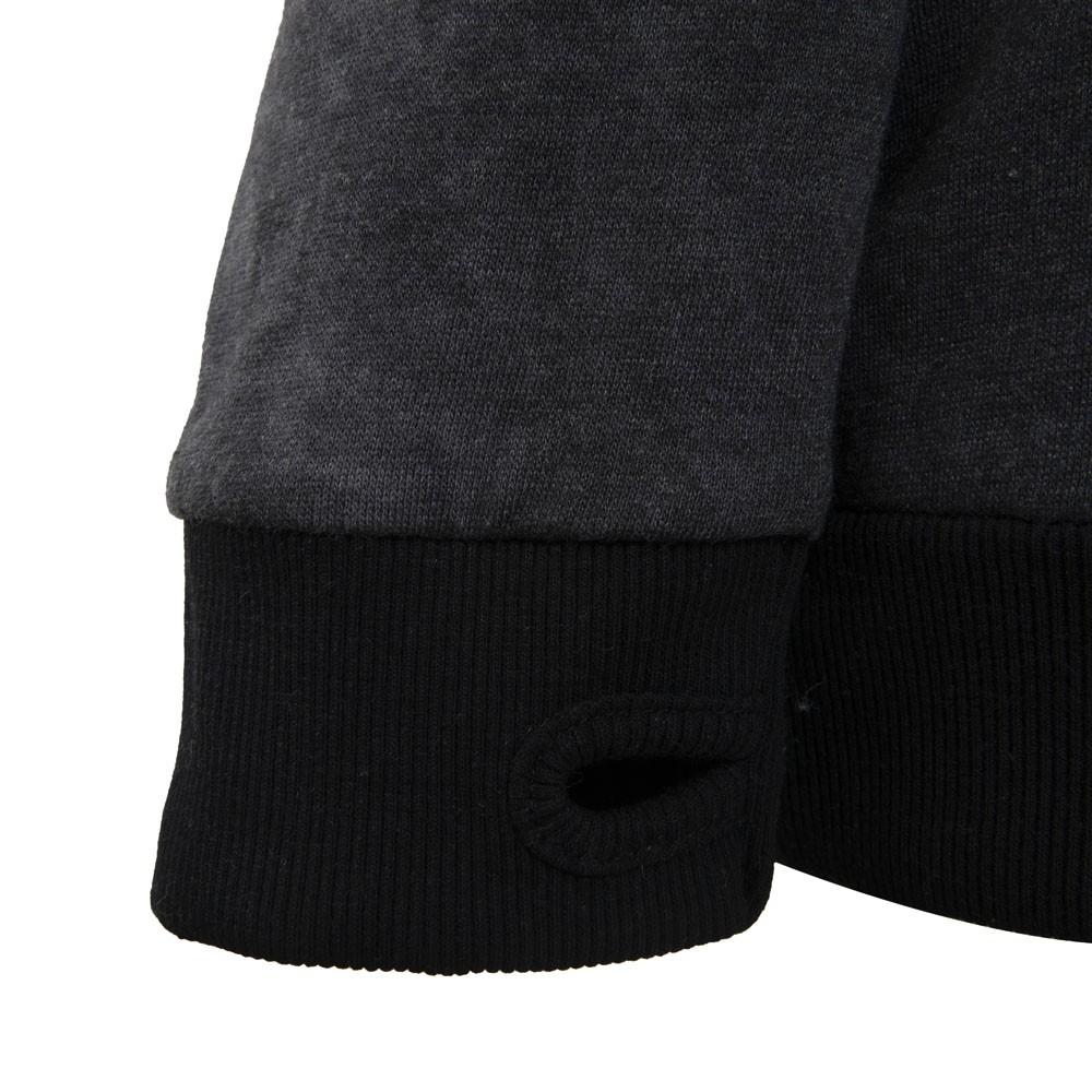 Poleron Women Crew Black White