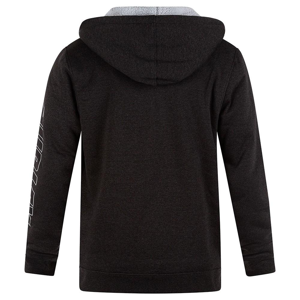 Poleron Zipper Fastlane Burrito Black Hurley