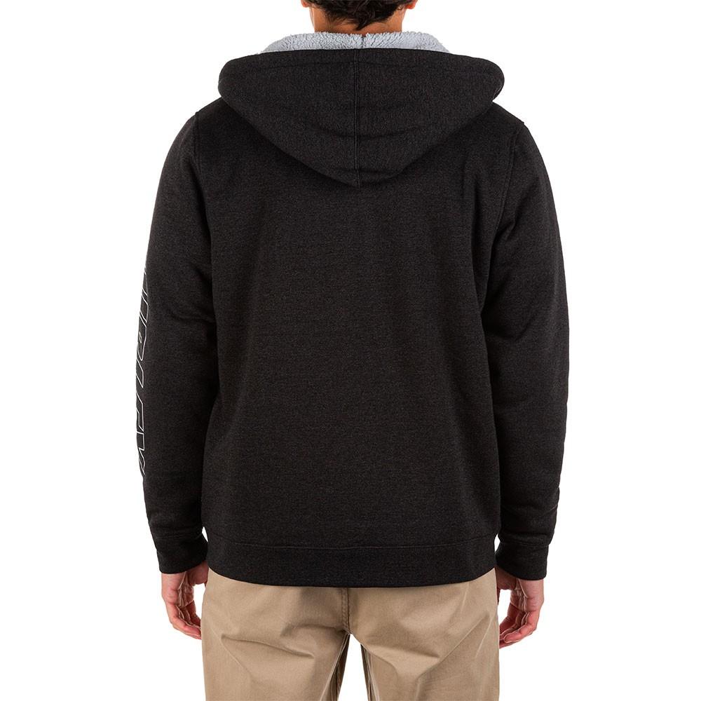 Poleron Zipper Fastlane Burrito Black Hurley