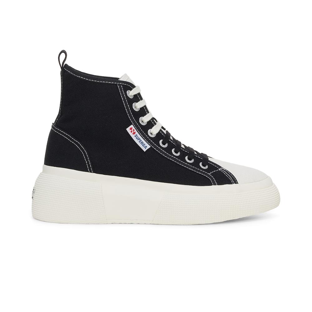 Zapatilla 2596 Bubble Mid Black White