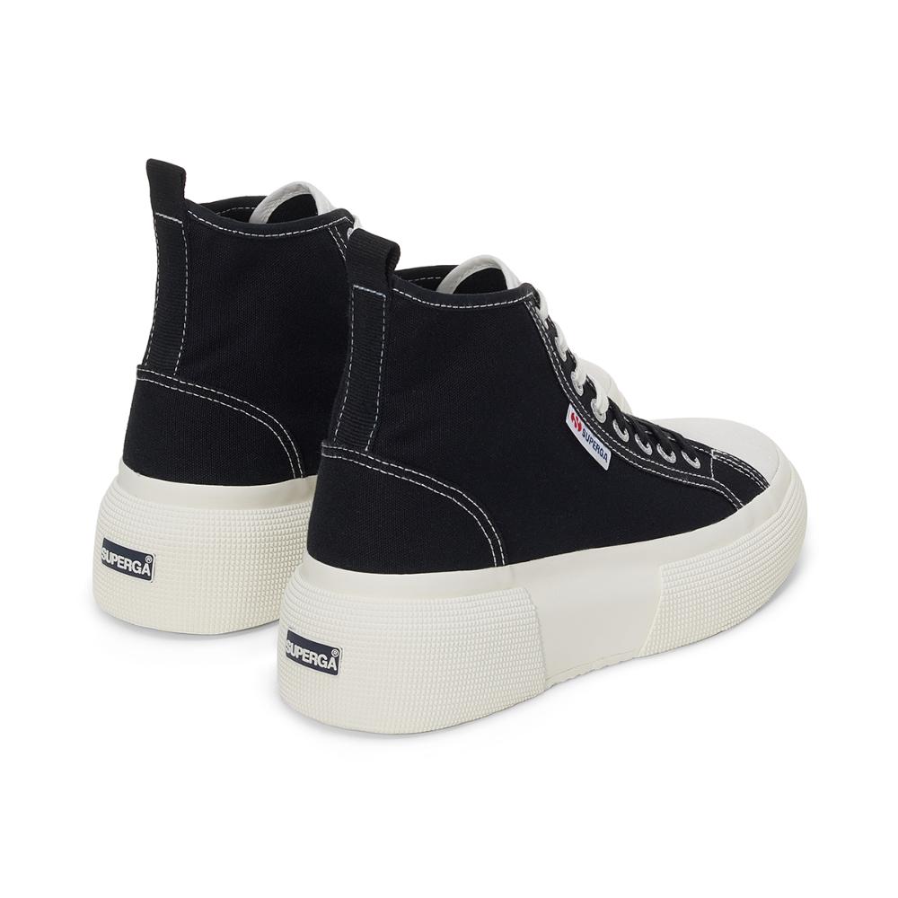 Zapatilla 2596 Bubble Mid Black White