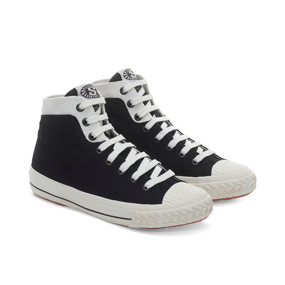Zapatilla 2946 College Black White Avorio