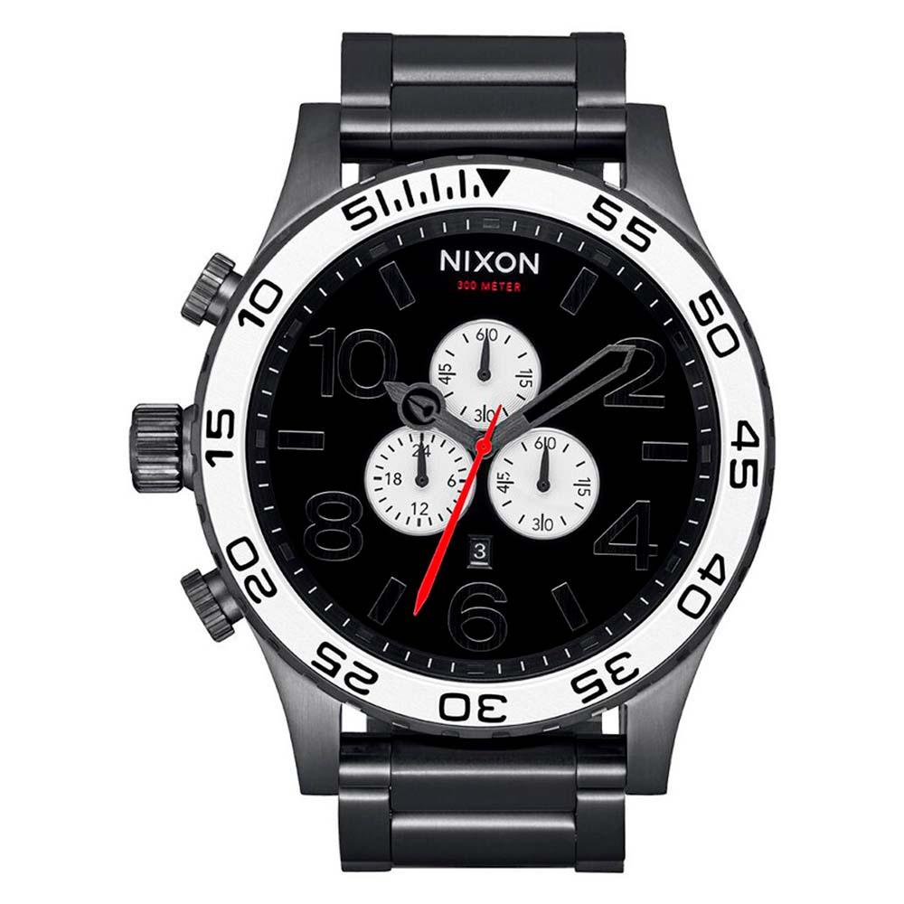 Reloj 51-30 Chrono Black White Gunmetal Nixon