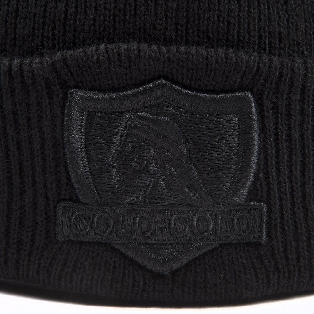 Gorro Colo Colo All Black Rais Cuff Knit