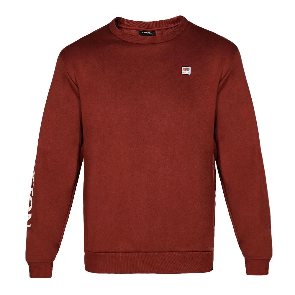 Poleron Men Crew Burgundy Logo