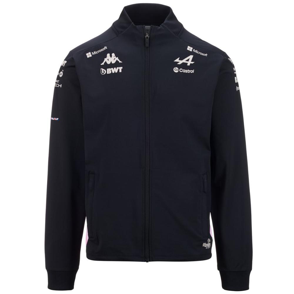 Chaqueta Oficial Kappa Men Adriso ALPINE F1 Black Blue White