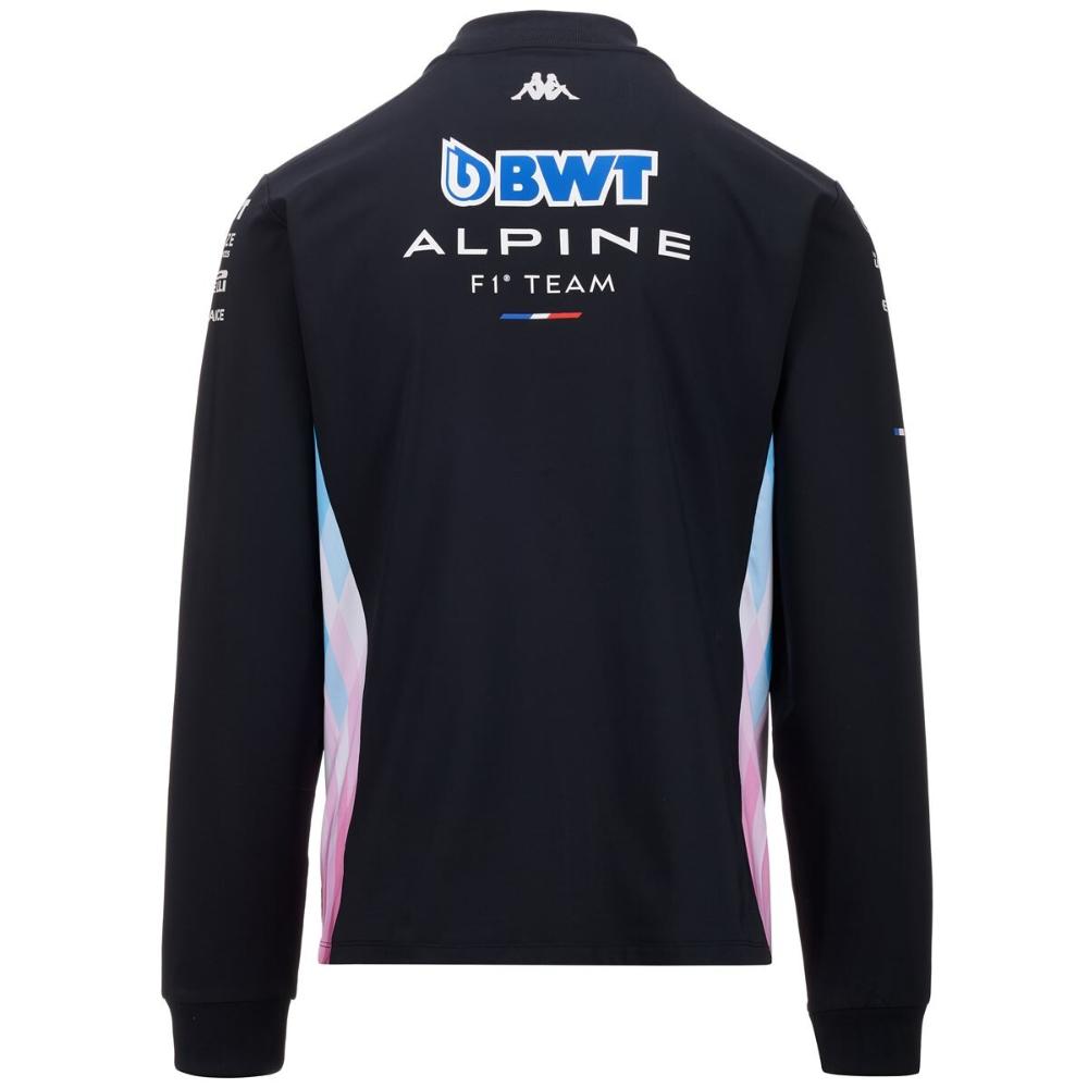 Chaqueta Oficial Kappa Men Adriso ALPINE F1 Black Blue White